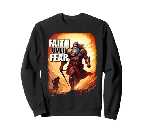 Faith Over Fear ? David Goliath Epic Bible Comic Graphic �g���[�i�[