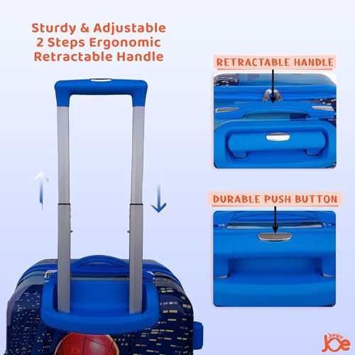 Image of JUNIOR JOE 24 Inch 360 Degree Rolling Wheels Travel Trolley Suitcase for Kids (Luggage-10)