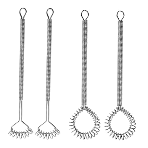 Gatuida 4 piezas Mezcladores Ergonómicos Inoxidable para Cócteles y Huevos Manuales Herramientas Multifunción para Cocina y Repostería