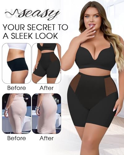 Image of Shapewear Shorts for Women Tummy Control High-Waisted Seamless Underwear Breathable Shaping Shorts