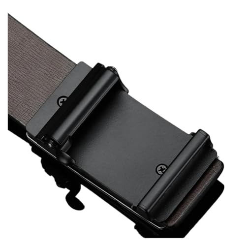 European Male Belt Genuine Leather Belt for Man 105-160cm Plus Size(Gold,125cm)4