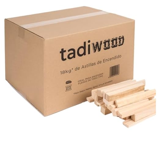 18kg Astillas de Encendido Ideal para encender Barbacoas de leña, de carbón, chimeneas, Estufas, calderas, etc. 100% Natural Hecho en España.