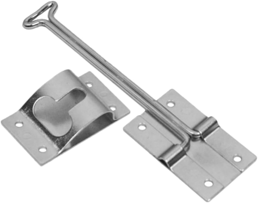 1set Metal Rv Door Latch Hook Trailer Door Holder for Rvs Campers Trucks Easy Installation -Collision Design Heavy-Duty Construction