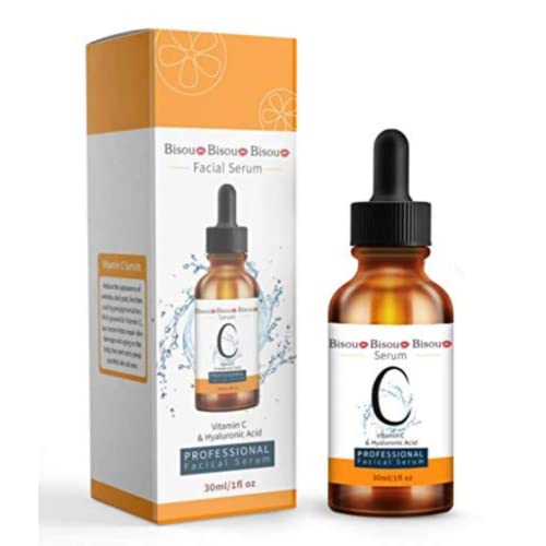 Bisou Bisou Bisou Vitamin C Serum -Anti Aging Serum | Dark Spot Corrector | Brightening Serum | Vitamin C Moisturizer for Face |Facial Skin Care Products for Clear and even Tone Skin