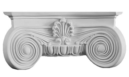 DreamWallDecorDecorative Interior Column - Whole Capital Made from Dense Architectural Polyurethane Compound 7 inch Shaft