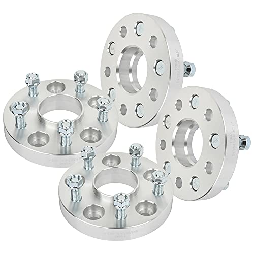 SCITOO 4X 1" 5x4.75 to 5x4.75 Wheel Spacers Hubcentric 5 Lug 14x1.5 66.9mm Compatible with for Cadillac CTS for Cadillac XTS for Camaro