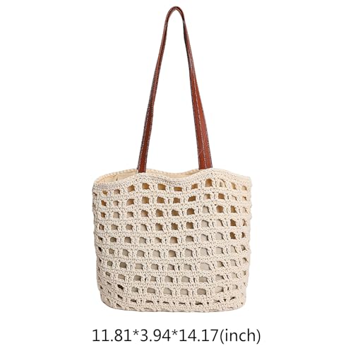 Sac cabas en crochet grand volume pour ranger toutes vos affaires de plage sans effort - 6