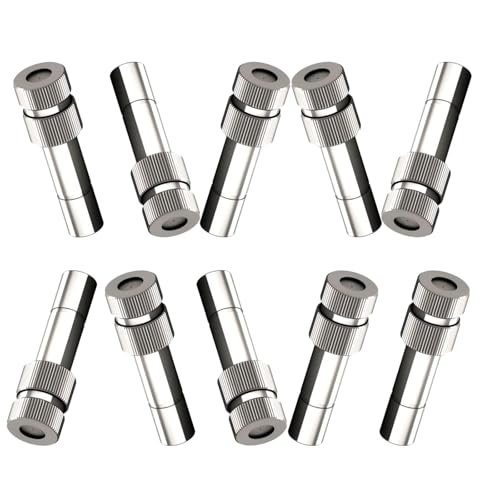 Reliable Fog Nozzle Landscaping Humidification Outdoor Cooling Applications Constructed Brass Longevity Aperture 0.3mm 10pcs