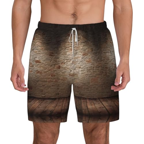 Short de plage homme imprimé amusant maillot de bain séchage rapide pour sport nautique