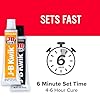 J-B Weld 8276 KwikWeld Quick Setting Steel Reinforced Epoxy - Dark Grey 2 oz