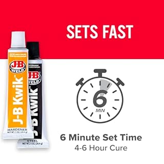 J-B Weld 8276 KwikWeld Quick Setting Steel Reinforced Epoxy - Dark Grey 2 oz