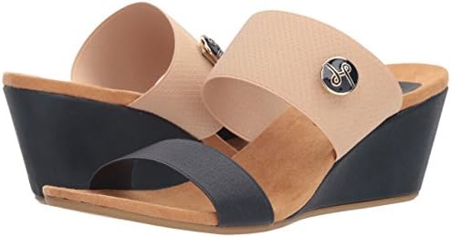 LINDSAY PHILLIPS Women's Emily Wedge Sandal, Taupe, 10 | Image 6