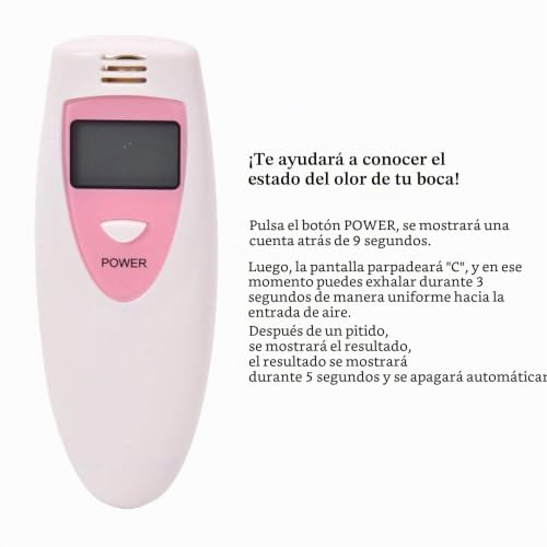 Detector de mal aliento con sensor digital de higiene oral 3
