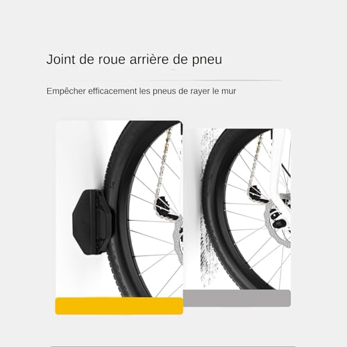 Soporte de bicicleta montado plegable con base de acero reforzado 8