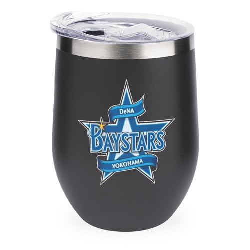 ワインタンブラー 横浜ベイスターズ 野球応援 卵殻カップ タンブラー 350ml U字型 コーヒーカップ 蓋付き ステンレス製 魔法瓶 保冷 保温 水筒 直飲み 応援グッズ プレゼント