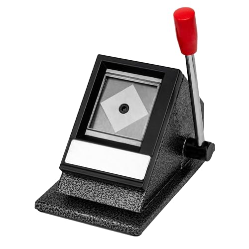 Coupe-photo 5,1x5,1 cm pour passeport et perforatrice manuelle de table pour cartes