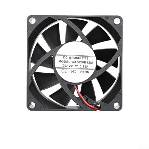 2 ventiladores de refrigeración de 12 V