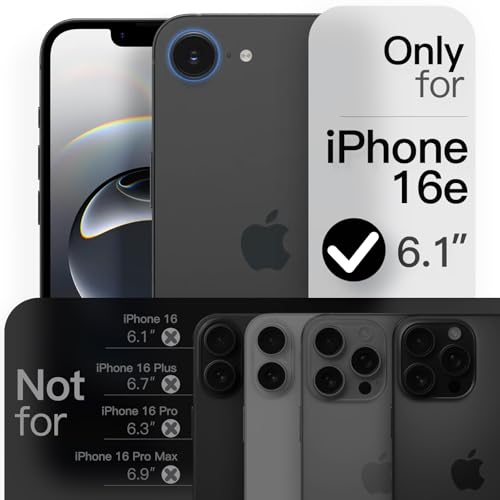 Image of JETech Slim Case for iPhone 17e /16e, Midnight Green | Camera Lens Protection, Ultra-Thin Matte Finish, Lightweight Minimalist Cover