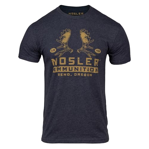 Nosler Moose Paddle Tee (US, Alpha, X-Large, Regular, Regular, Midnight Navy)