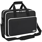 【Matériaux de protection de haute qualité】 La sacoche est durable, résistante à la pression et aux chocs. Fabriquée en nylon haute densité résistant à l'abrasion, elle offre une excellente protection contre les chocs et les rayures, ainsi qu'un amorti optimal. La couche extérieure imperméable convient à toutes les situations de voyage, que ce soit pour les trajets quotidiens, les voyages d'affaires ou les salons professionnels, et offre une protection optimale à votre précieux matériel.