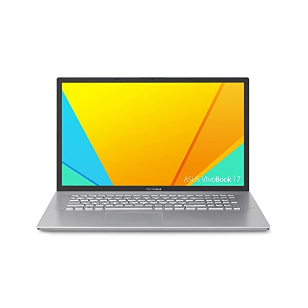 ASUS VivoBook 17 K712EA Thin and Light Laptop, 17.3” FHD Display, Intel Core i7-1165G7, 16GB DDR4 RAM, 1TB PCIe SSD, Windows 10 Home, Fingerprint, Transparent Silver, K712EA-DS76