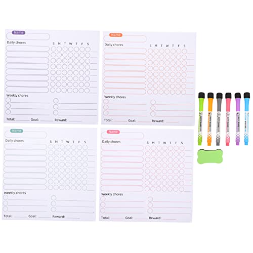 Tablero de mensajes magnético ideal para organizar menús familiares en la nevera 1