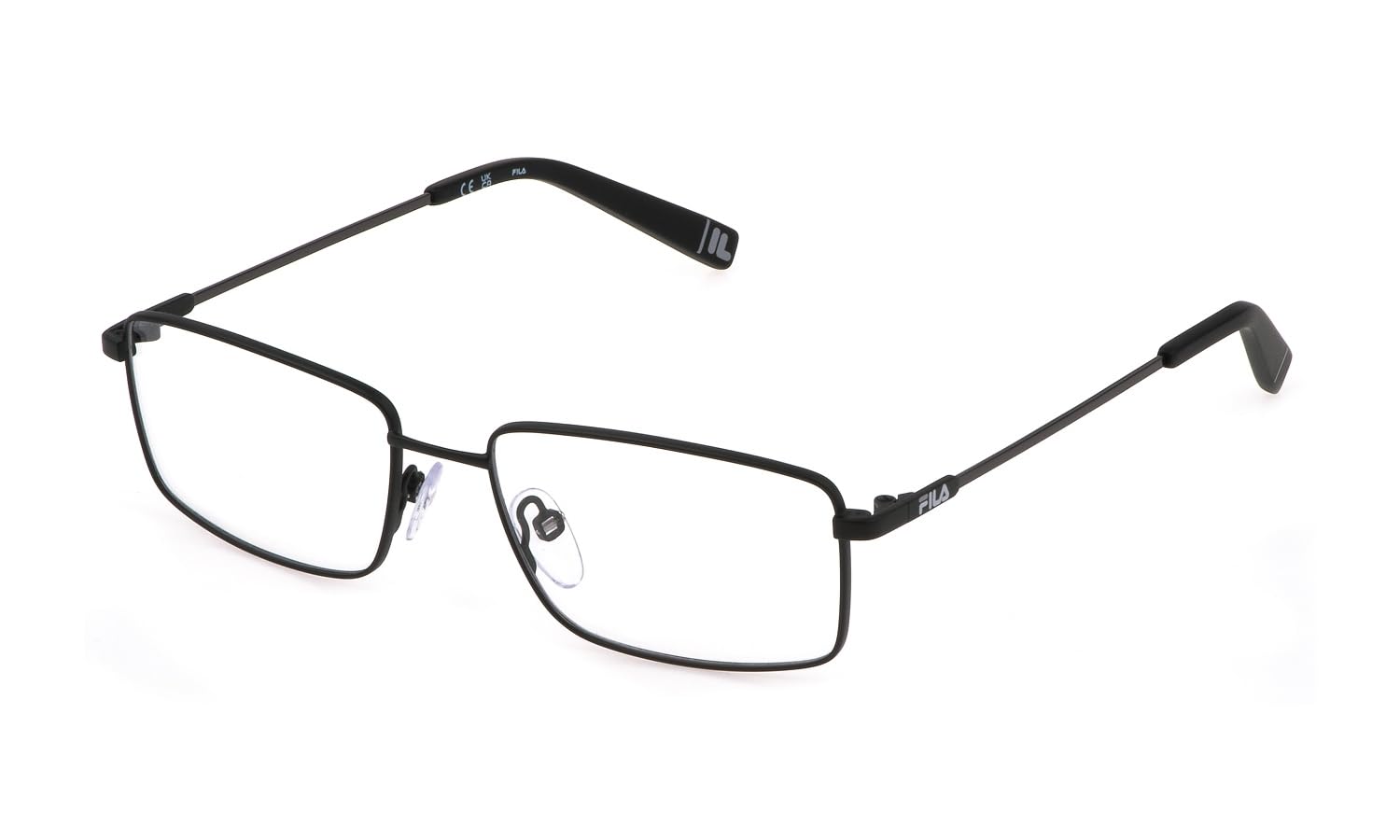 Fila Eyeglass Frame VFI545L Total Semi Matt Black Unisex Dziecko Okulary 52/16/135, Total Semi Matt Black, 52/16/135