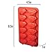 ICUP Superman Ice Cube Tray, 8.5 x 4.5 x .9, Red
