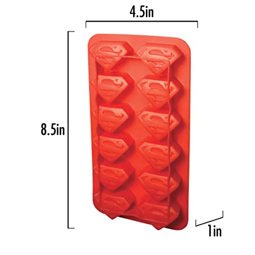 Molde para Cubos de Hielo Superman ICUP Rojo miniatura 4