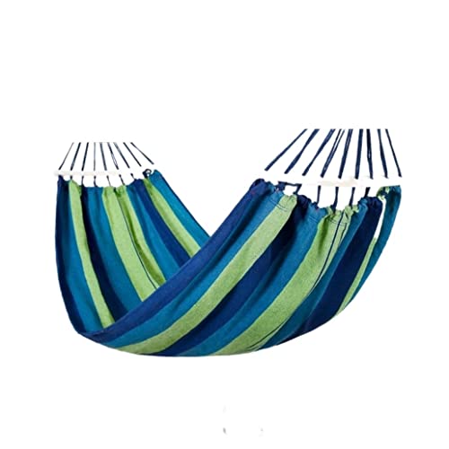 Outdoor Thick Fabric Hammock Chair for Adults 200 x 150 cm Anti-Rolling Garden Lounger Perfect for Relaxation and Camping Leisure