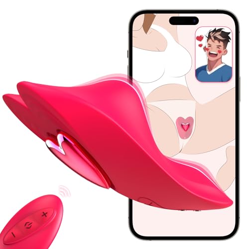 Remote Control Vibrator Couples Sex Toys, App Cellphone Wearable Couple Vibrator with Remote, Vibrating Panties with 10 Vibration Settings, Mini Bullet Vibrators for Women