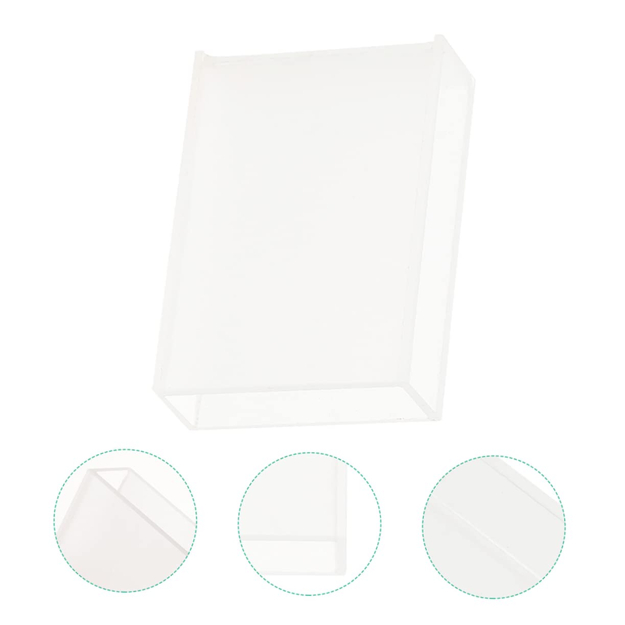 SOLUSTRE 5pezzi Laboratorio Cuvette Da Alta Trasparenza Per Spettrofotometria Compatibile Con Strumenti Di Analisi Per Settori Chimico e Farmaceutico