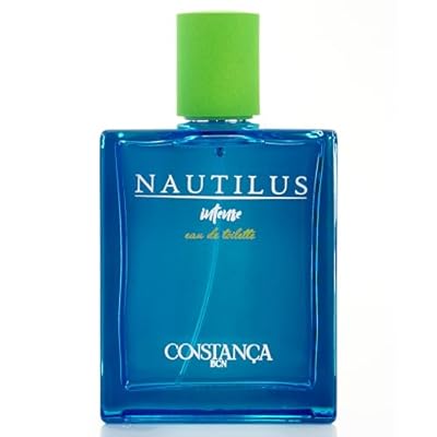 CONSTANÇA BCN NAUTILUS INTENSE Colonia Hombre 100 ml Eau de Toilette Natural Spray con Notas Marinas Frescas Presentación Elegante en Caja de Madera Artesanal