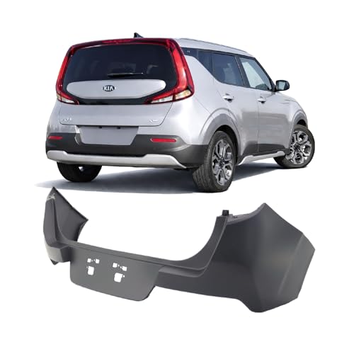 Image of FitParts Compatible with Kia Soul 2020-2022 Rear Upper Bumper Cover | Hatchback, Hatchback EX LX S X-Line, Ready to Paint, OEM 86611K0000, KI1114115