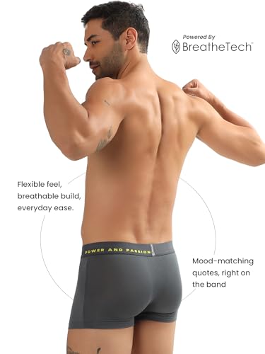 Image of Freecultr Air Micro Modal Men's Trunk | Pack of 7 (Monday to Sunday Combo) | Soft, Stretchable, Anti-Odour Fabric | Unique Colors | Comfortable Waistband