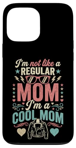 I'm Not Like A Regular Mom I'm A Cool Mom Retro Edgy �X�}�z�P�[�X iPhone 13 Pro Max �p