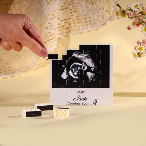 Rompecabezas de bloques de fotos personalizado de ecografía, el regalo ideal para embarazadas 3