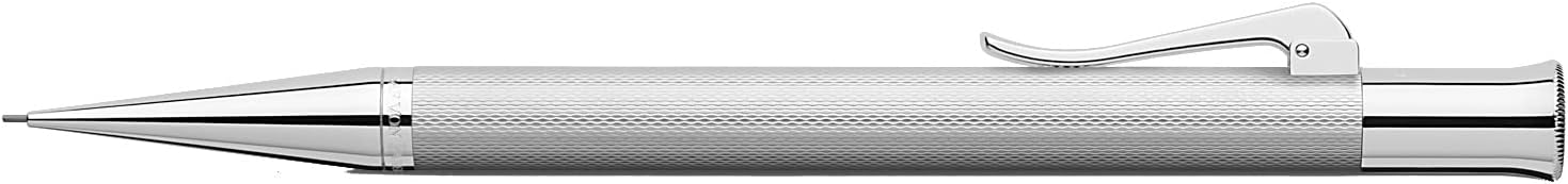 Faber Castell 136534 Guilloche Mechanical Pencil, Rhodium 0.03 inches (0.7 mm), Genuine Import