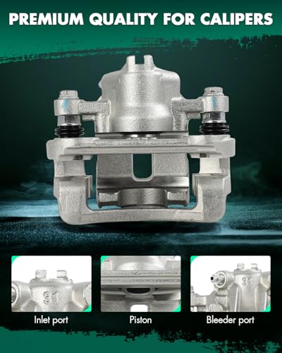 Image of SCITOO - Rear Disc Brake Calipers Assembly with Bracket For Hyundai For Elantra 2009 2010 2011 2012 19B3477A 19B3476A