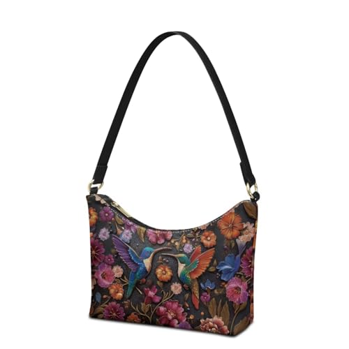 Clutch Tote Handbags Leather Shoulder Purses for Women Lady Crescent Underarm Purse with Inner Pocket