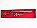 Long Rifle/Musket Gun Display Case Wall Rack Cabinet w/UV Protection -Lockable (Cherry)