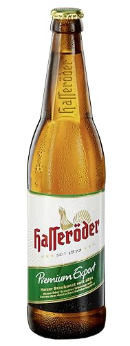Hasseröder Premium Export Flaschenbier, MEHRWEG (20 x 0.5 l) im Kasten, Premium Export