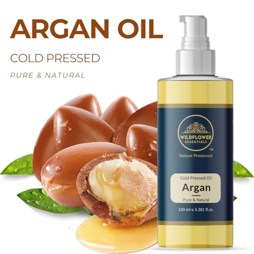 Image of Argan Oil Cold Pressed for Face, Hair, Skin, Nails Moisturising & Hyrdrating For All Skin & Hair Types 100% Pure & Natural 100 ml