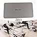 Yiju 2X Pilates Reformer Mats Non Slip Practical Compact Exercise Pads Pilates Kneeling Mats for Body Building Home Gym Fitness, Gray