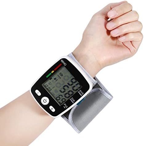 GoodKE Durable Automatic LCD Digital Display Wrist Blood Pressure Monitor Pulse Oximeters