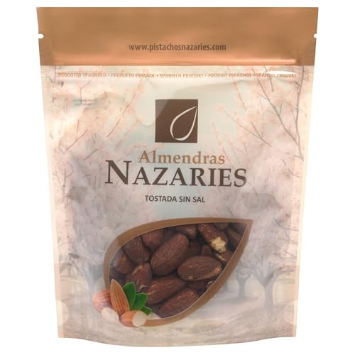 Almendras cultivadas en España, tostadas y saladas. 6 x 150 gramos CON SAL. Variedad Belona (SIN SAL)