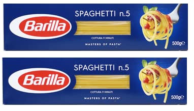 Amazon.co.jp: Barilla バリラ スパゲッティno.5 1.8mm パスタ 500g×2