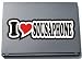 Produktbild INDIGOS UG Laptopaufkleber - Laptopskin - JDM - Die Cut - Aufkleber - Herz - 297 mm I Love Sousaphone