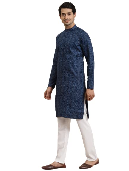 Image of SOJANYA Men's Ethnic Motifs Printed Kurta