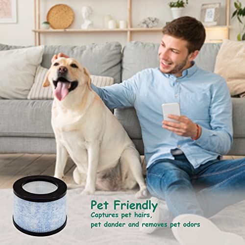 Asheviller EP1080 FILTER Mk01/Dh-Jh01 True Hepa Replacement Filter, Compatible With Aroeve Mk01 & Mk06 And Kloudi Air Purifier Dh-Jh01, Intelabe Epi080/Ep1080, And Elechomes Epi081/Ep1081 Air Purifier thumb #3
